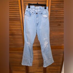 Women's Levi's 726 Flare Distressed Jeans